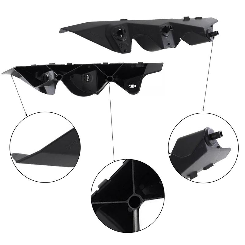 2pcs Left Right Front Bumper Bracket Guide Support for Nissan Sentra 2007 2008 2009 2010 2011 2012 62223-ET00A 62222-ET00A