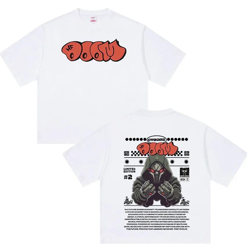 MF DOOM Suitable for All Seasons New Model Personality Clothes Couples Unisex Oversized T-shirt High Quality Hot Product High-end Luxury