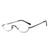 Half Moon Shaped Reading Glasses for Women, Portable, High-Definition, Comfortable Metal Elderly, Reading Glasses
