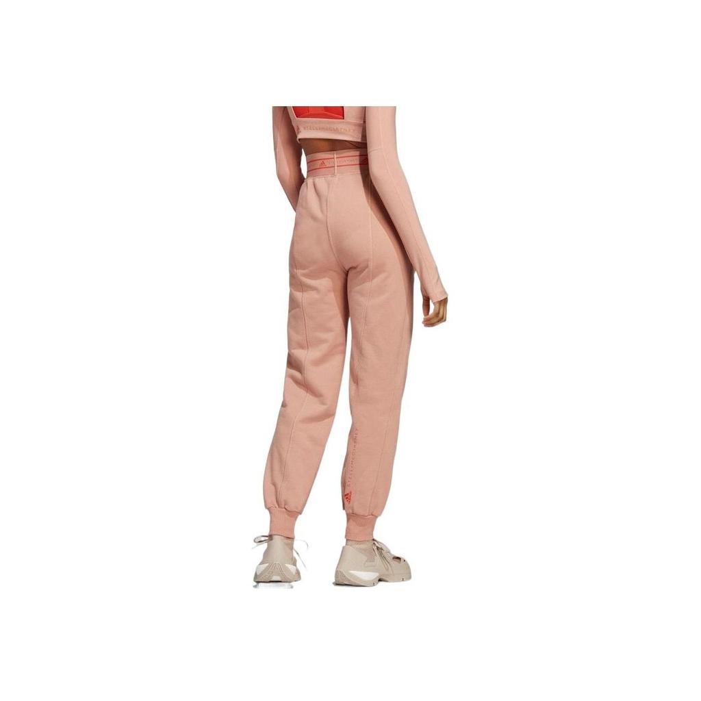 Adidas By Stella McCartney Comfort Fit Soft Knit Jogger Sweatpants Women Soft Almond HR2190
