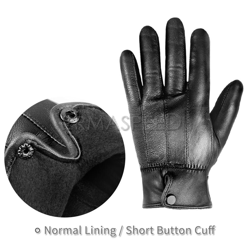 Mănuși de iarnă pentru motociclete din piele de oaie Mănuși de călărie calde și impermeabile pentru bărbați, femei, pentru motociclete
