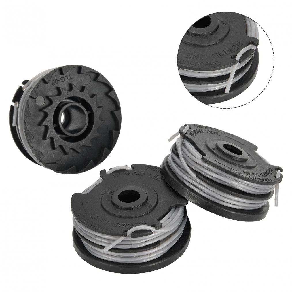 3 Stück/Set Schnurspulen für Greenworks G40LT G40LTK2 Brandneu