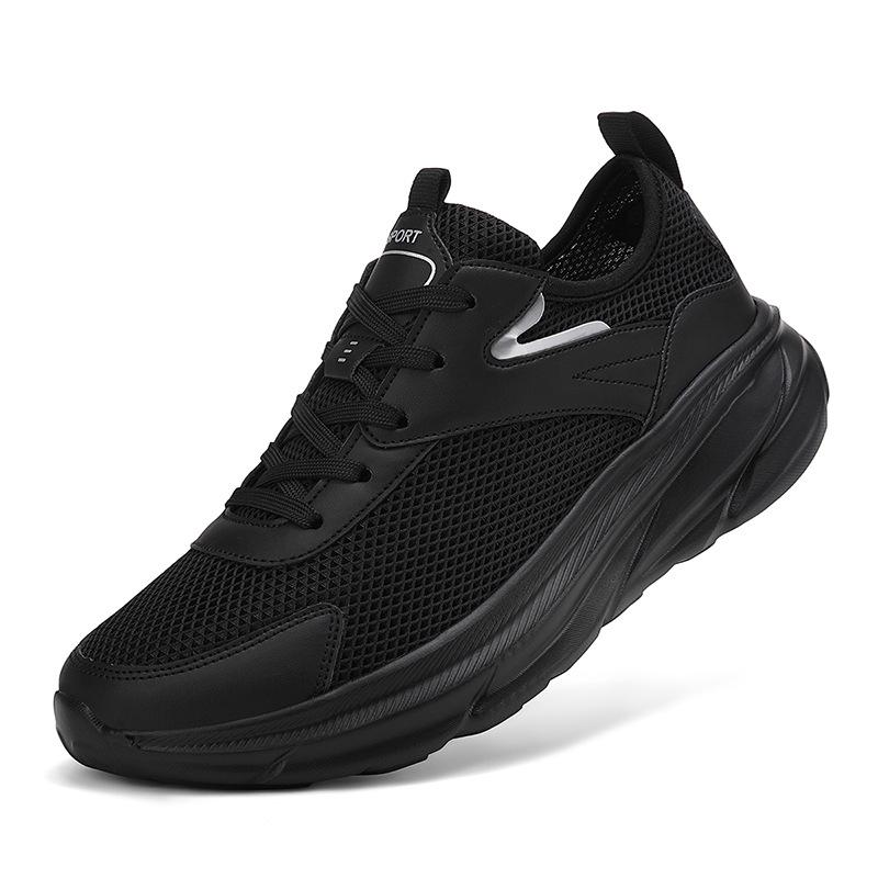 High-quality sports shoes mesh shoes hollow mesh breathable running shoes platform shoes lightweight shoes thin summer 39