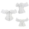 Women's Gothc Sexy Lingerie with Adjustable Belt Elegant Top Bustier Lace Corset Fashion Lace Bustier