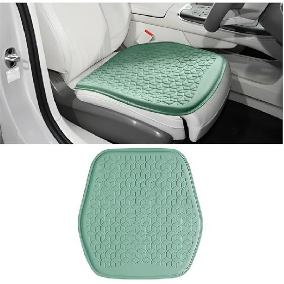 Gel Car Seat Cushion, Non-Slip & Comfortable Automotive Chair Protector Pad For Driving, Breathable Vehicle Interior Mat Cover Accessories, Universal