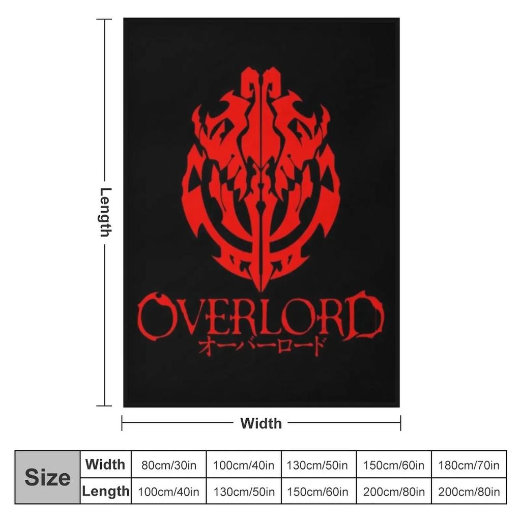 Anime Overlord Ainz Ooal Gown Throw Blanket Thermal Blankets For Travel Thin Blanket