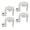 4pcs Boat Bumper Clips Nylon Pontoon Boat Bumper Hangers Clts for 1 to 1.25 Inch   Rails