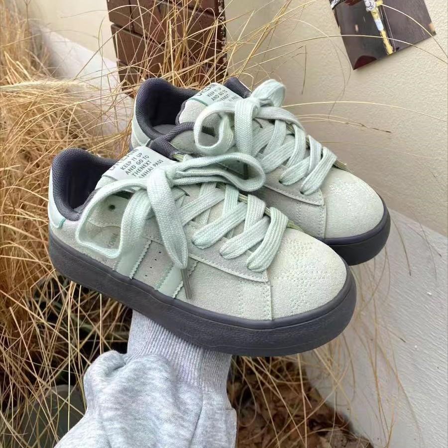 

Fashion Women s casual shoes fashion low top lace-up leisure sports outdoor comfortable non-slip women s flat bottom 35