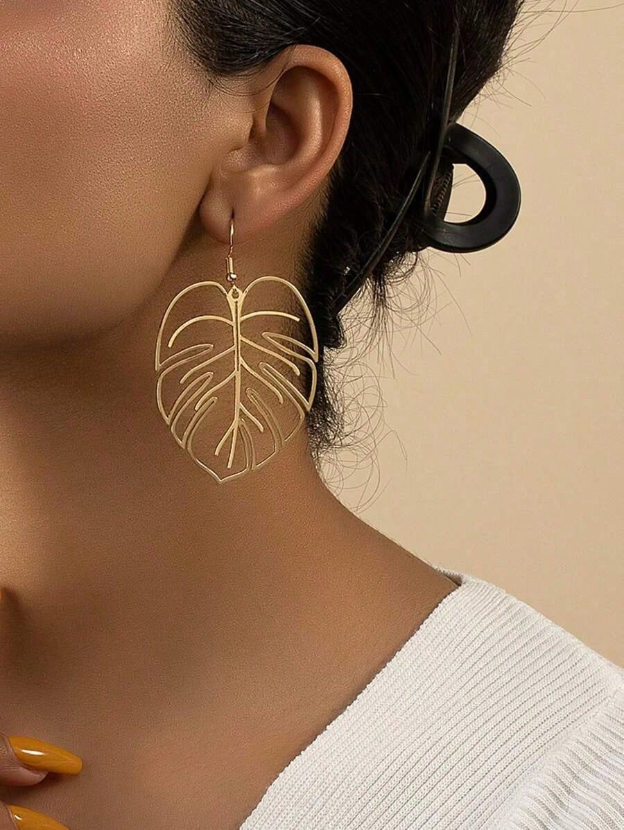 

Leaf Drop Earrings one-size