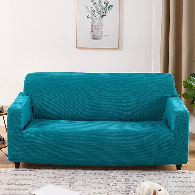 Housse de canapé élastique épaisse pour salon housse de fauteuil en polaire extensible 1/2/3/4 places housses de canapé d'angle en forme de L 1-Seat 90-140cm