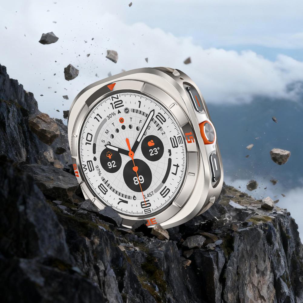 Herrfodral i aluminiumlegering för Samsung Galaxy Watch Ultra 2025 Skyddande Hårt Ramverk Legeringsskal för Galaxy Watch Ultra 47mm 2024