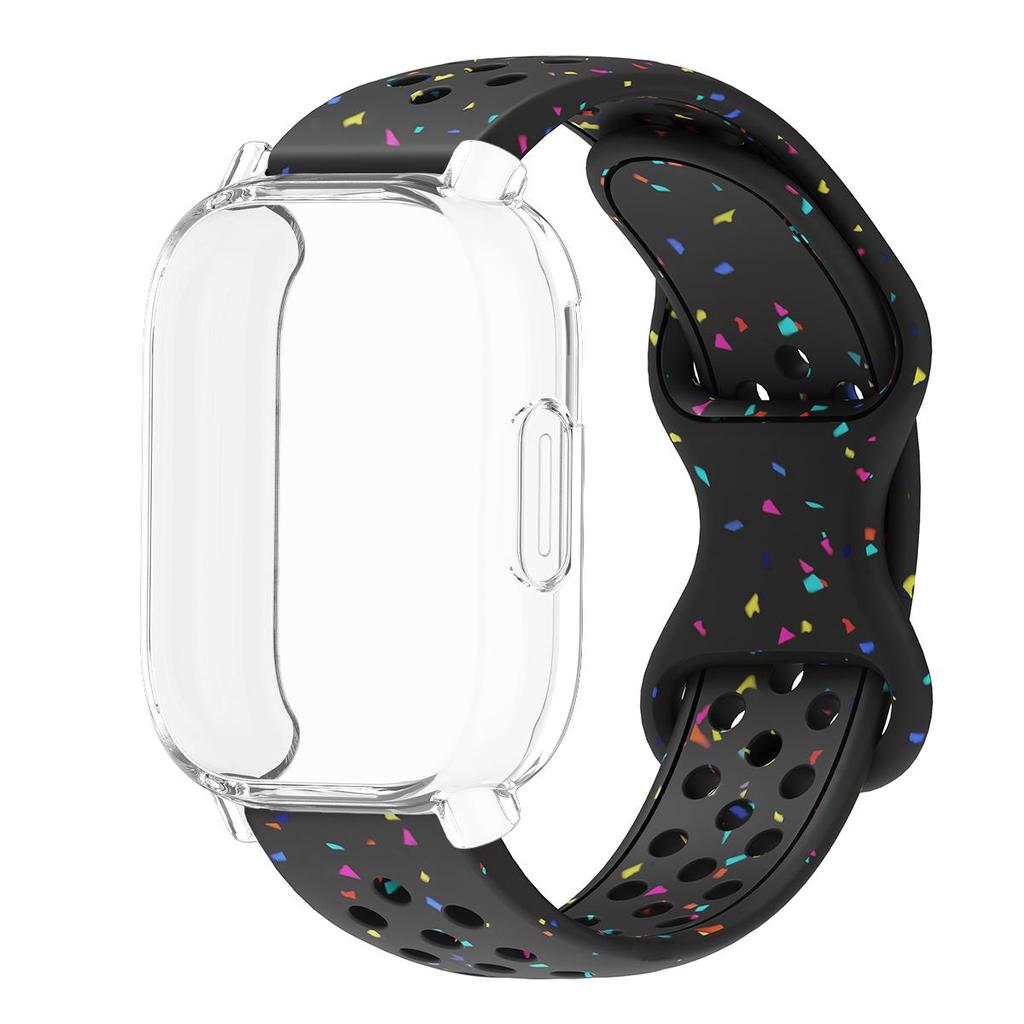 Řemínek+Pouzdro Pro Xiaomi Redmi Watch 5 active 5 Lite Ochranný Kryt Celý Displej TPU Měkký Kryt a Silikonový Prodyšný Sportovní Pásek