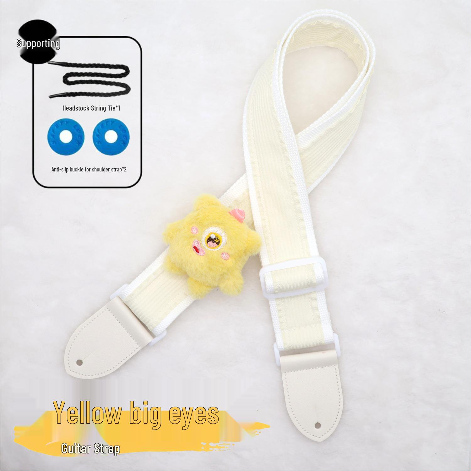 

Cub s Grand Gathering: Cute Doll Guitar Strap for Ukulele, Bass & Electric Guitar