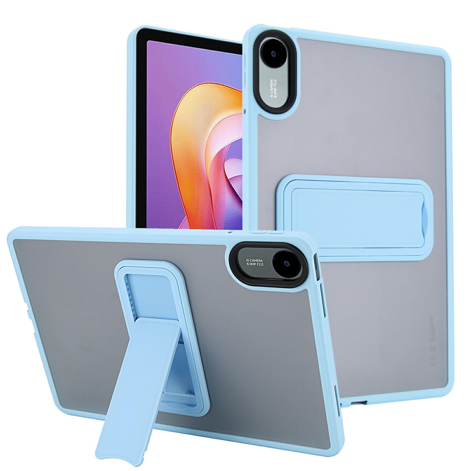 

For Xiaomi Redmi Pad 2/Pad SE 11 2025 Case with Kickstand TPU+PC Skin-Touch Tablet Cover Baby Blue