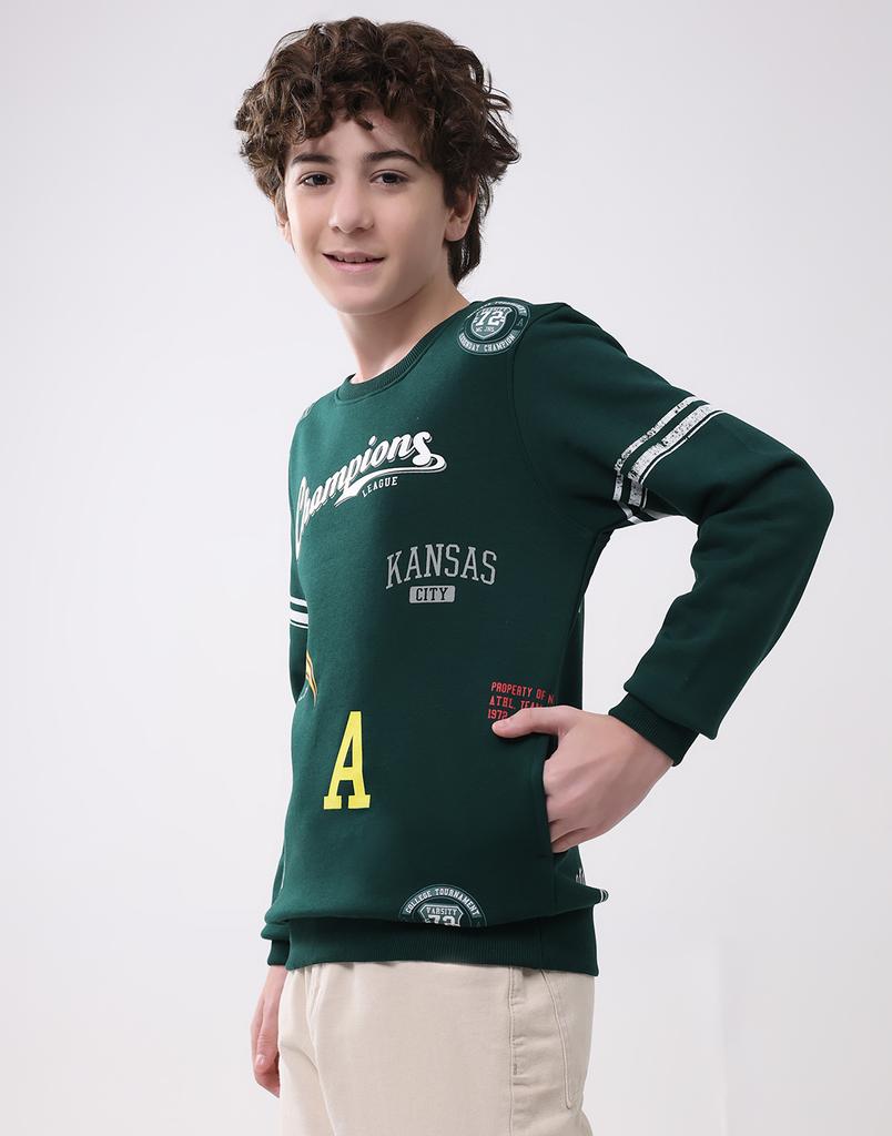 Monte Carlo Boys Round Neck Full Sleeve Sweatshirt