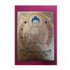 Hand-Painted Nepali Thangka: Yellow Dzambala, Green Tara, Manjushri, Samantabhadra, Medicine Buddha Wall Hanging