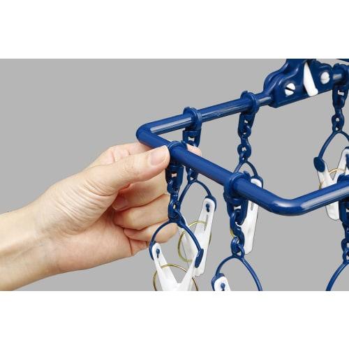 Twinmall Laundry Drying Hanger, Primini, Navy, 13 Pinch, BEILU BE-03N