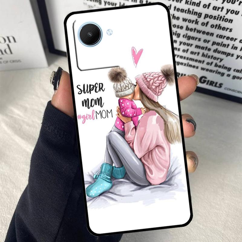 Baby Mom Daughter Girl Son Dad For Realme C75 C55 C71 C61 C53 C33 C63 C51 C65 C67 11 12 13 14 15 Pro Plus GT6 GT7 Pro Case