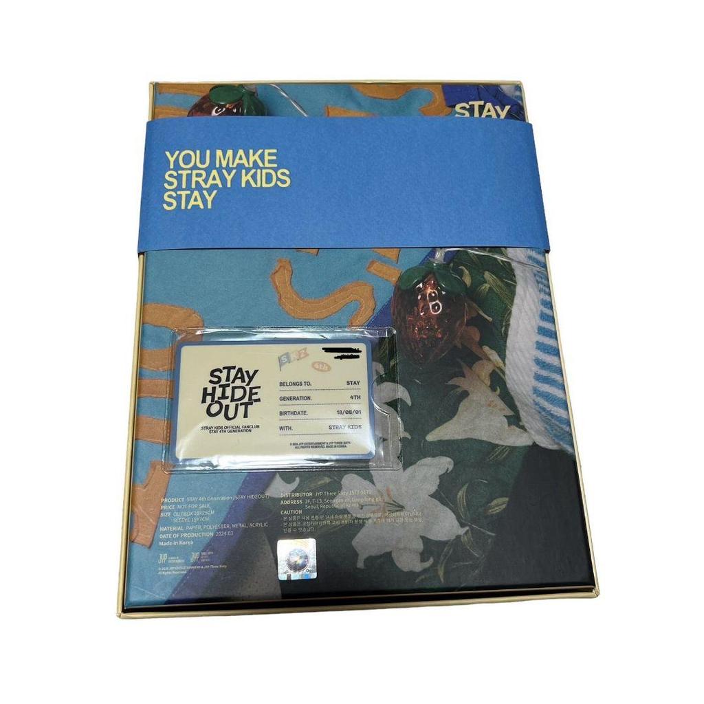 [USED] Stray Kids Korean Fan Club 4th Generation STAY HIDEOUT Sukiz