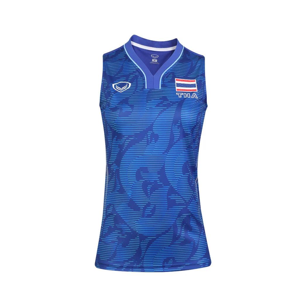 

Женская волейбольная трикотажная рубашка National Grand Sport, сборная Таиланда, Азиатские игры 2022, 100% полиэстер xl