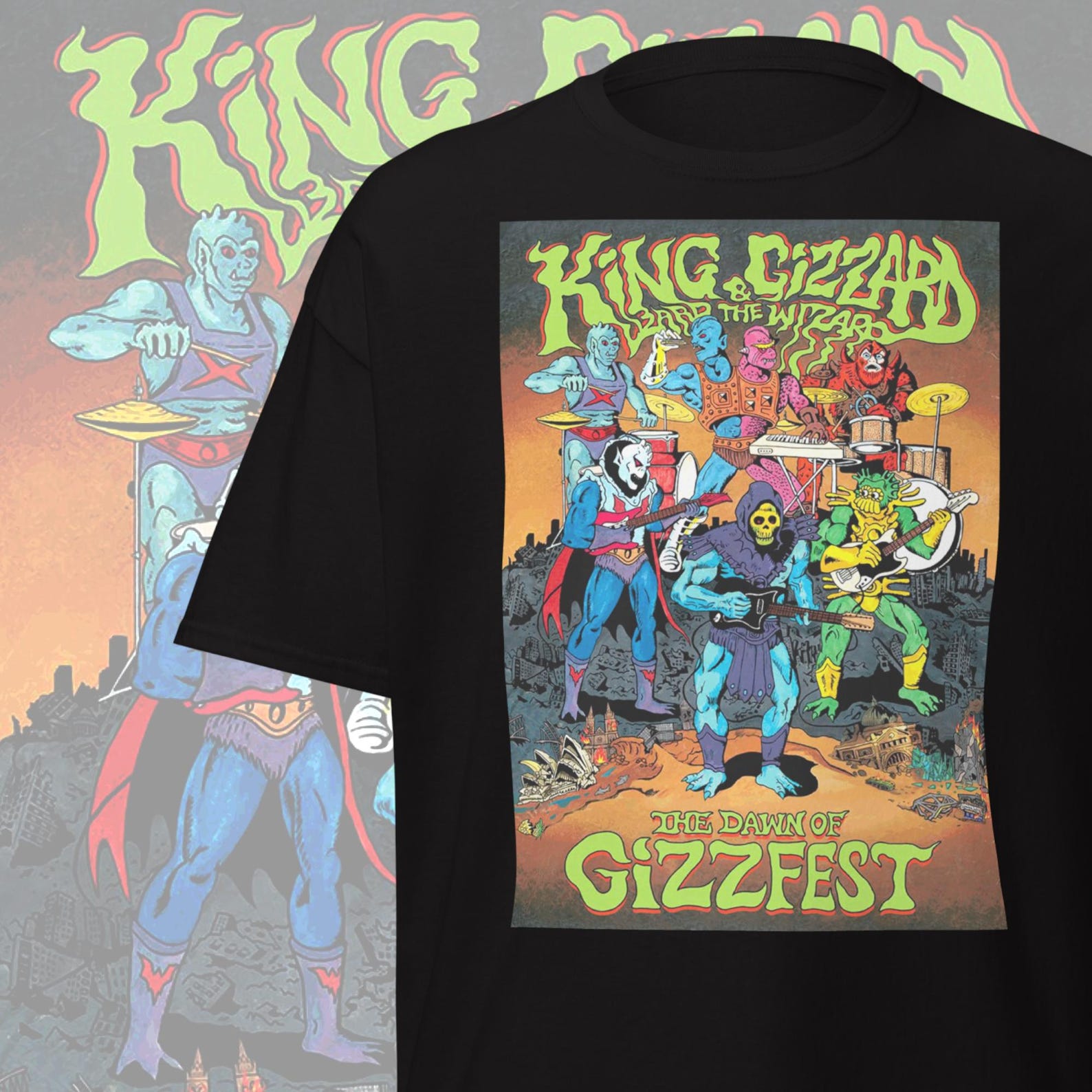 King Gizzard and the Lizard Wizard T-shirt 2XL