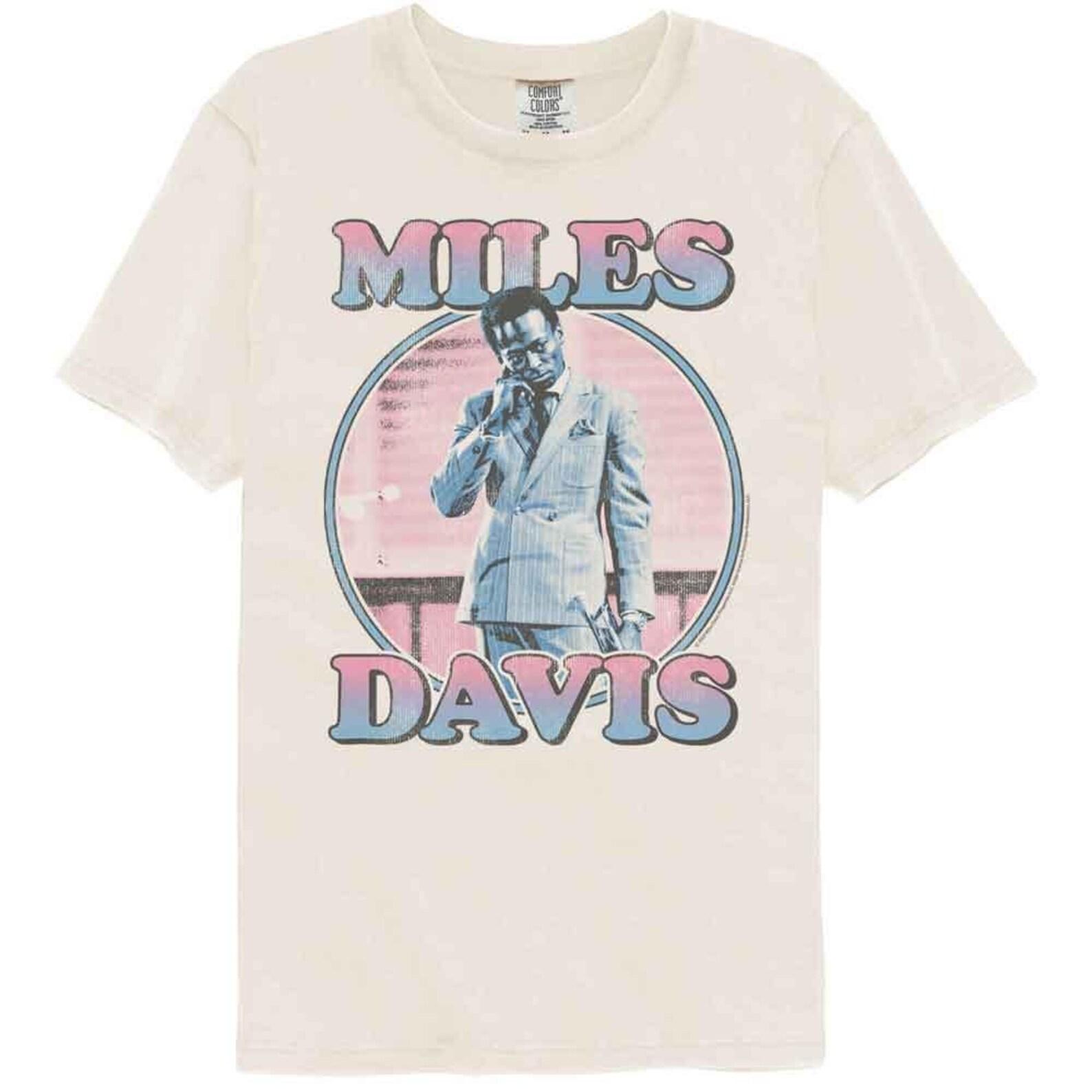 Miles Davis Pastel Gradients Ivory Comfort Colors T-Shirt L