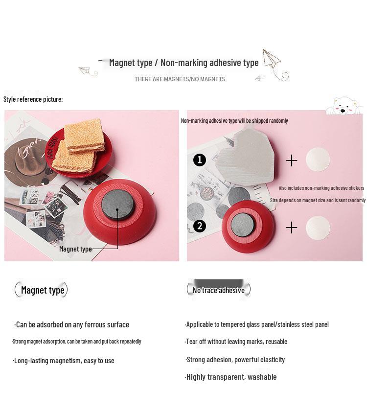 Ceramic Vase 3D Refrigerator Magnet - Creative Magnetic Sticker for Decor