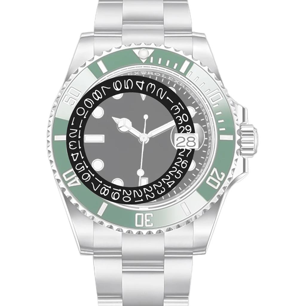 NH35 NH36 Date Dial Fits NH35 NH36 NH34 Movement SKX007 SKX009 Red Blue Black Automatic Mechanical Movt Day Date Dial Wheel