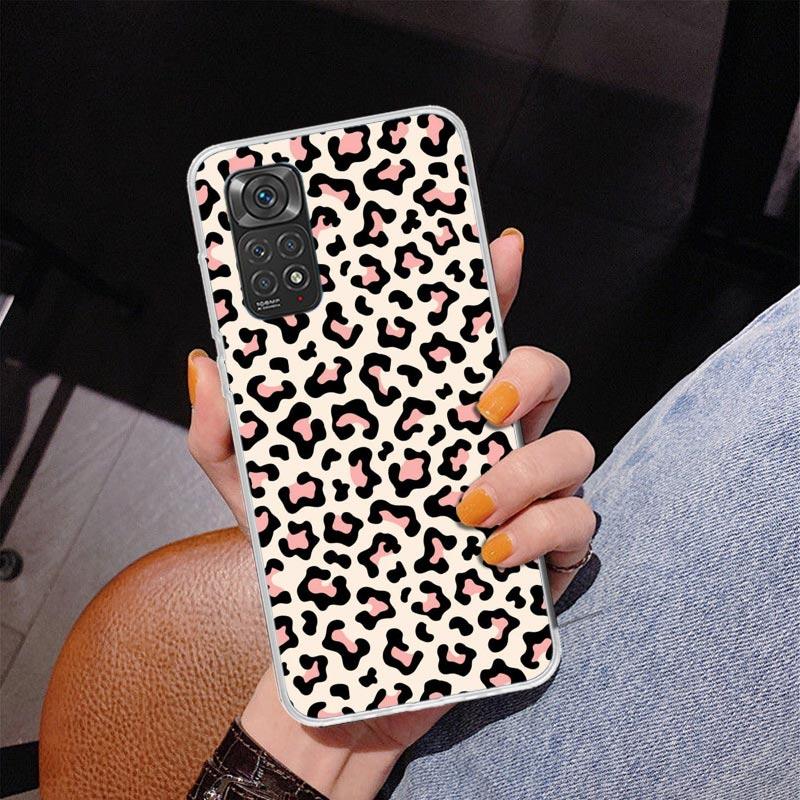 Leopard Print Phone Case For Xiaomi Redmi Note 15 14 13 12S 12 11 Pro Plus 14S 11S 11E 10 10S 11T 5G Personalized Cover Redmi No