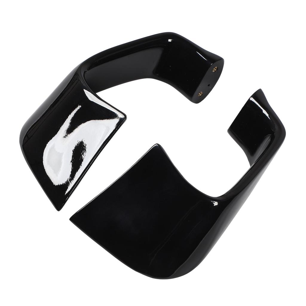 2PCS Fixed Wing Spoiler Aerodynamic Motorcycle Winglet Fairing Wing Kit Side Wing Decoration for YZF R1 R6 Gloss Black