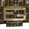 FENDI Zucchino mamma bucket Shoulder Bag Brown Women one belt used