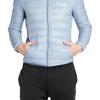 Emporio Armani EA7 Freizeit Uni Reißverschluss Kapuze Langarm Daunenjacke Herren Jacken Blau 8NPB02-PN29Z-1506