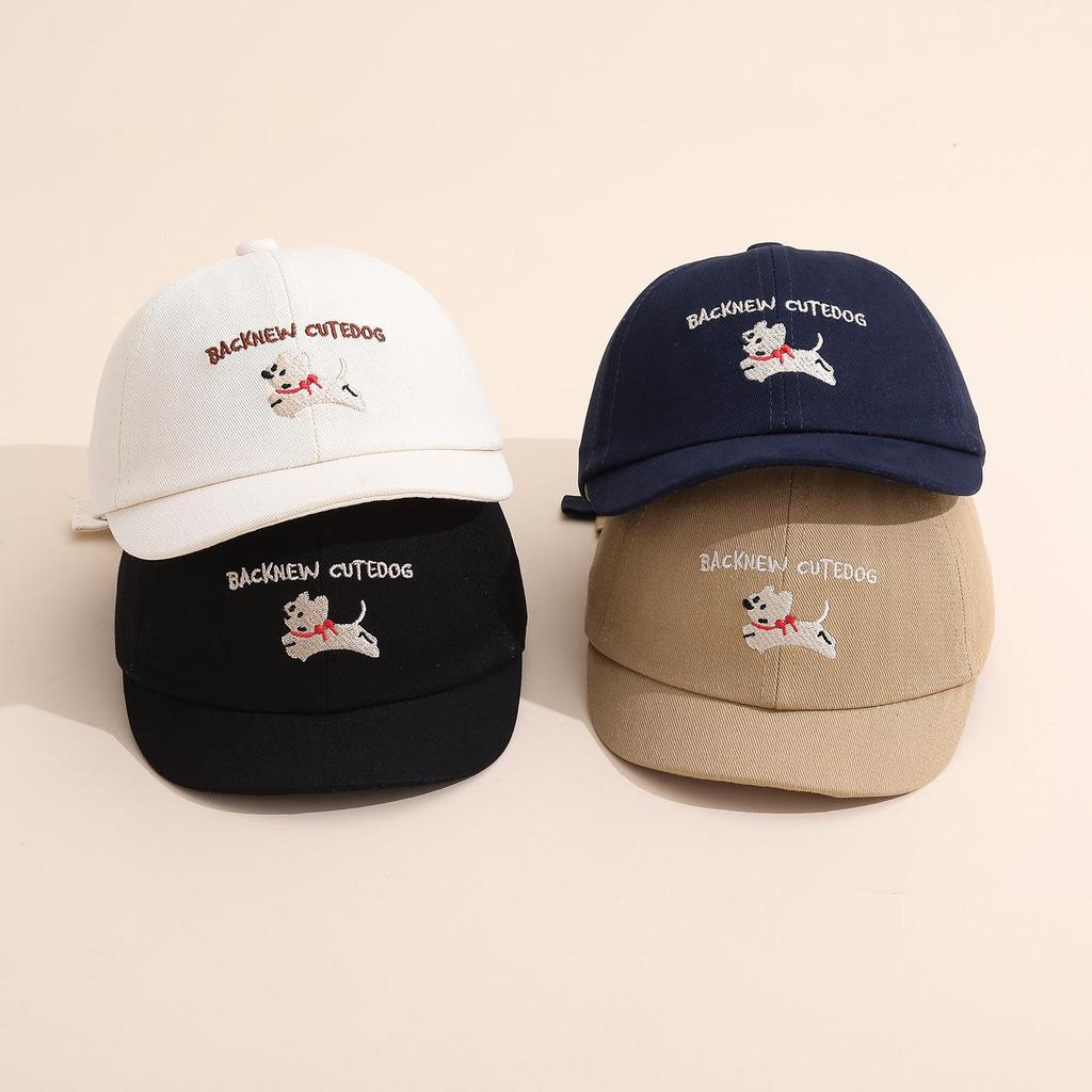 Miękka Czapka z Daszkiem w Kształcie Kaczki dla Dzieci - Urocza Kreskówkowa Szczeniak Czapka Przeciwsłoneczna, Codzienny Gładki Design Bejsbolówki
