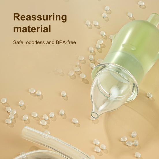 Silicone Nasal Aspirator Nose Cleaner Compact Design Portable User-friendly Suction Pump Manual Nasal Aspirator for Kids