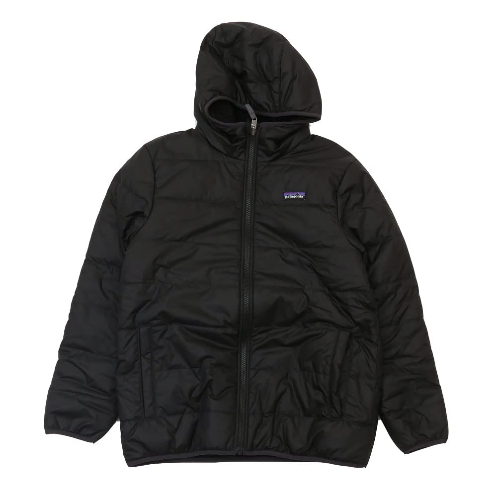 Patagonia Wendbarer Ready Freddy INBK XL Kinder Kapuzenpullover, 68095, (TINTE SCHWARZ),