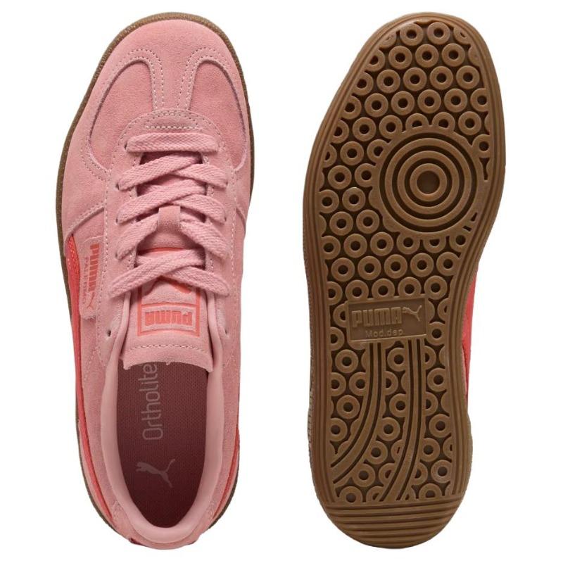 Puma Palermo Unisex Low Top Sneakers Pink Comfortable Fit 396463-87