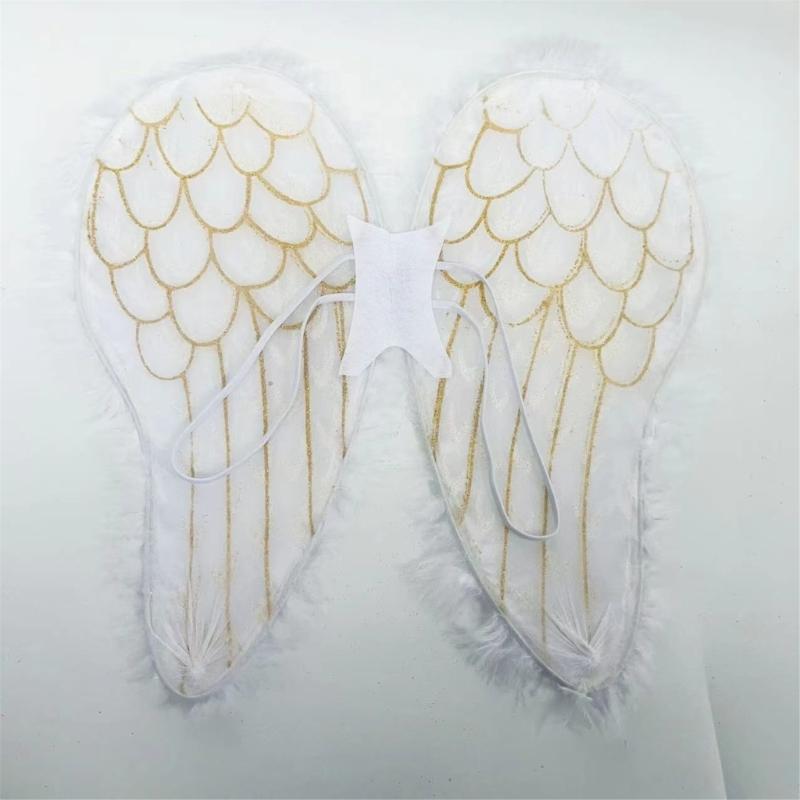 Decorative Wing Angel Wing Golden Feather Wing Elf Wing Masquerade Wing Party Props Party Supplies