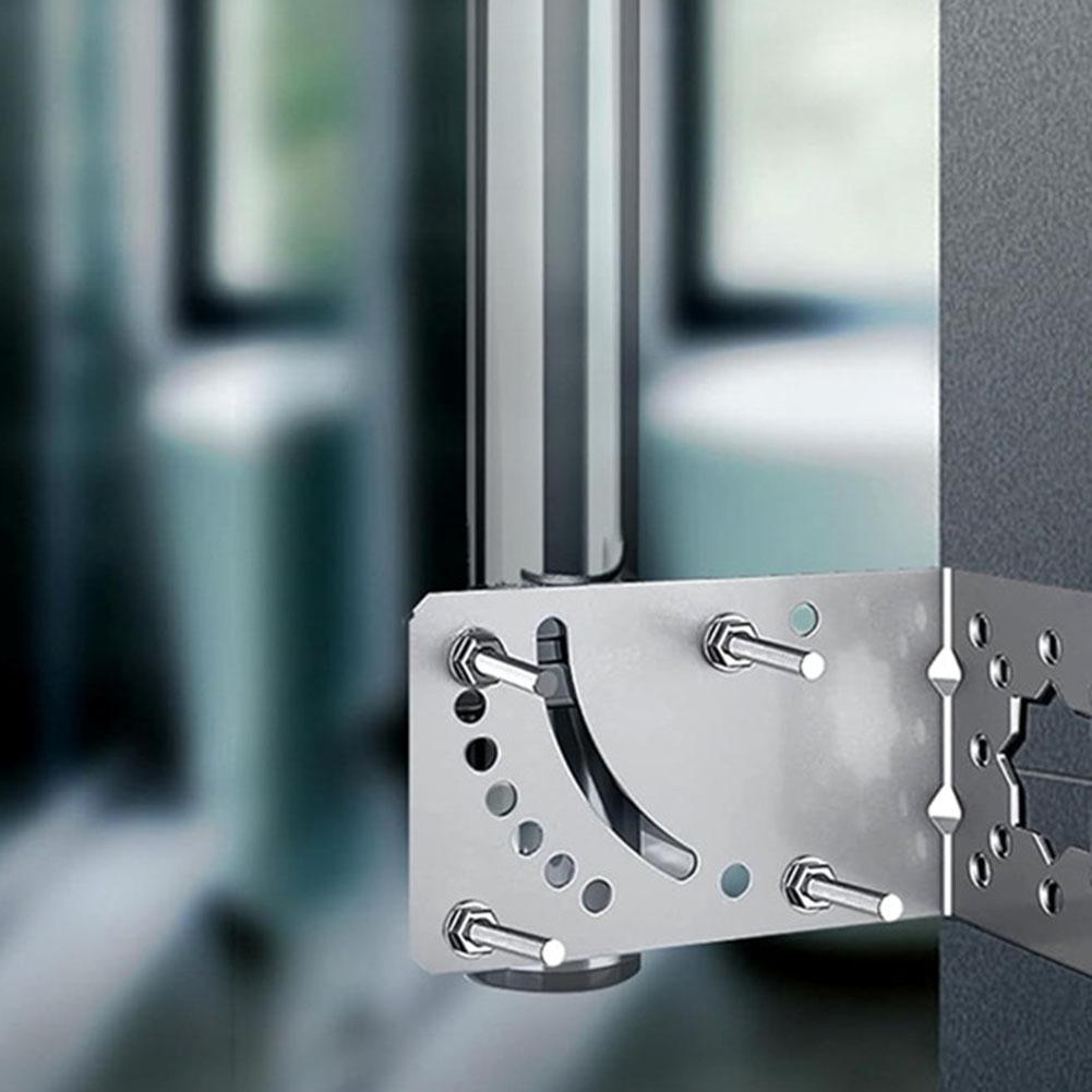 For Eave For Outdoor Use Adjustable Wall Mount Flat Places Rooftops Easy Installation Height Adjustable Bracket
