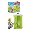 Jouet - PLAYMOBIL - 71435 - Toilettes mobiles - Avec personnage - 10 pièces - Dès 4 ans