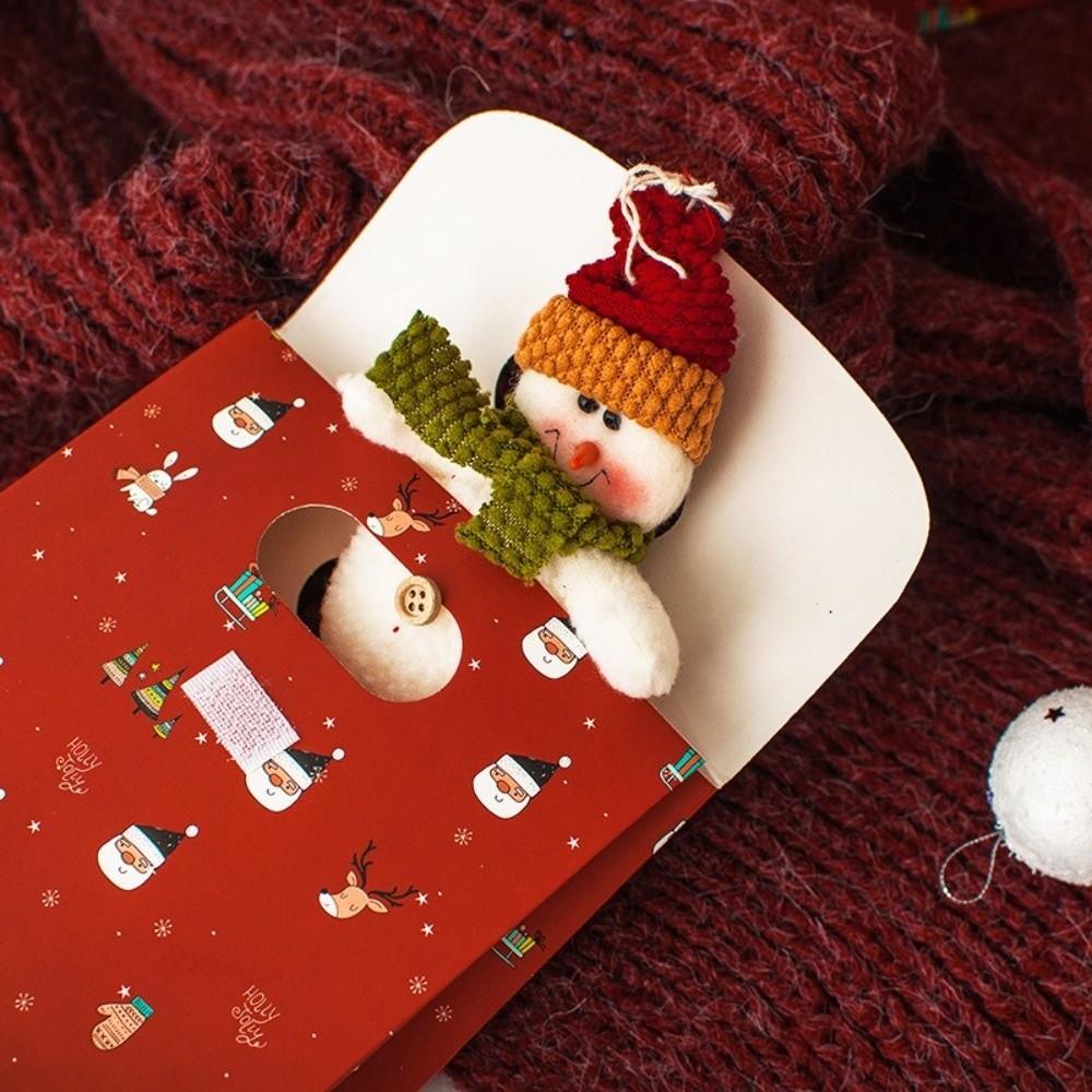 3 Stück Neue S/M/L Weihnachten Geschenkbox Klappdeckel Papier Geschenkpapier Tasche Süßigkeiten Verpackungstasche Party