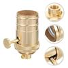 Antique Brass Lamp Socket Holder Retro Copper Chandelier Lamp Holder  Floor Lamp Restoration