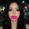 Oversized Lip Party Mask Costume Accessory with Elastic Cord for Photo Booth Use and Stage Gag Costume Wear, Set of 2