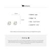 Acrylic White Camellia Flowers Stud Earrings for Women Fashion Temperament Fairycore Earring Party Wedding Jewelry