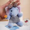 Anti-lost Elephant Backpack Pendant Cartoon Elephant Plush KeyChain Elephant Plush Toy  Girls