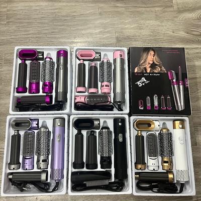Hair Dryer 5 In 1 Electric Hair Comb Negative Ions Blow Dryer Comb Hairdryer Hair Blower Brush Salon Dryers