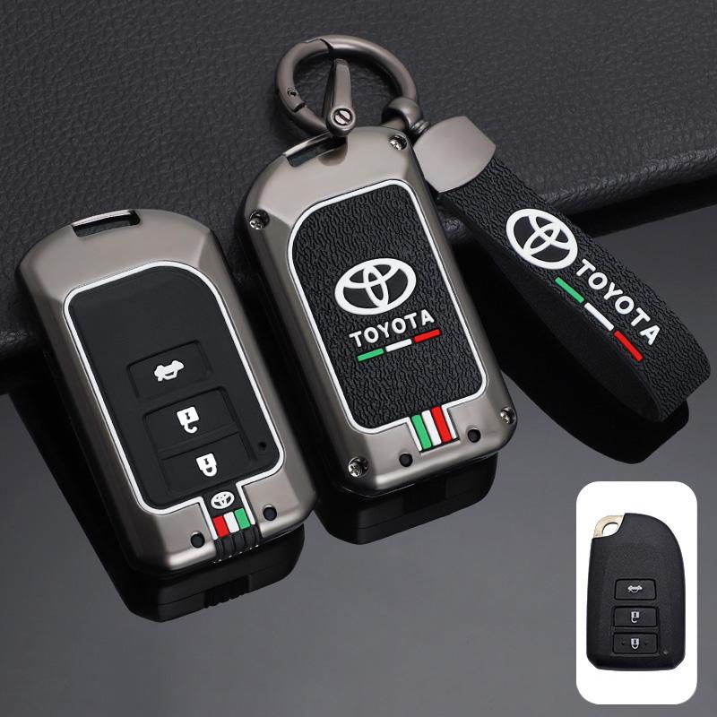 2026 Hot For Toyota Hub Caps Car Remote Key Case Cover Shell for Toyota Auris Corolla Reiz Avensis Verso Yaris Aygo Rav4 Scion T