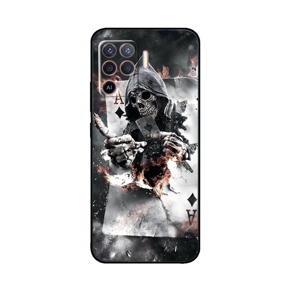 Cover per OPPO Reno 5 Lite Custodia Morbida in Silicone Fiori Bumper per OPPO Reno 5 F oppoA94 4G Custodie Reno 5 Lite Custodie per Telefono