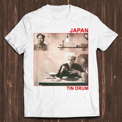 Japan Sylvian Tin Drum 80s Synth Pop Funny Gamer Meme Music Gift Tee T Shirt C1581