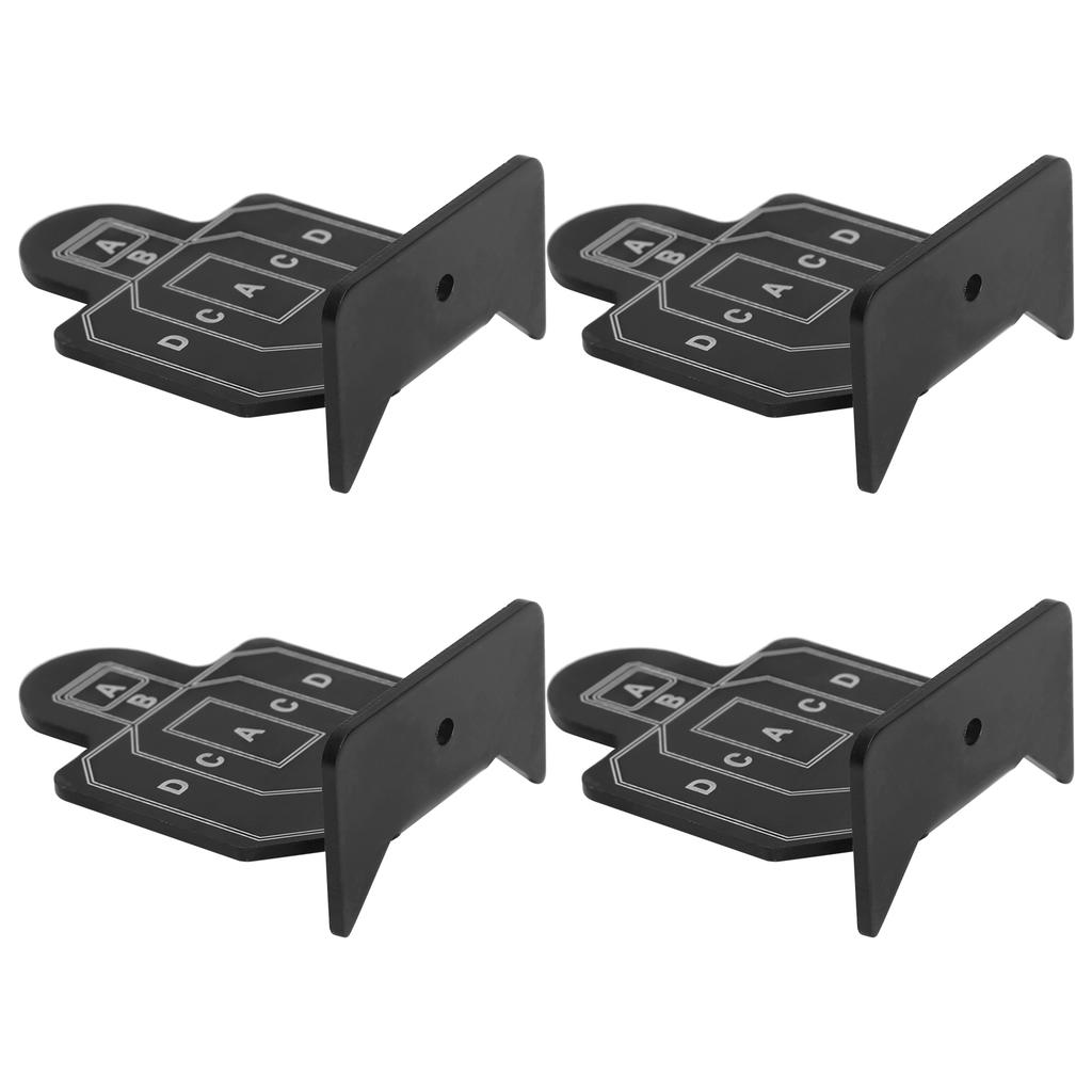 4Pcs Shooting Target Aluminium Alloy Shoot Range Trian Stand Indoor EntertainmentB Type