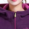 Spring Autumn Women Hoodies Casual Female Jackets Hooded Warm Zipper Coat Woman Sweatshirt
